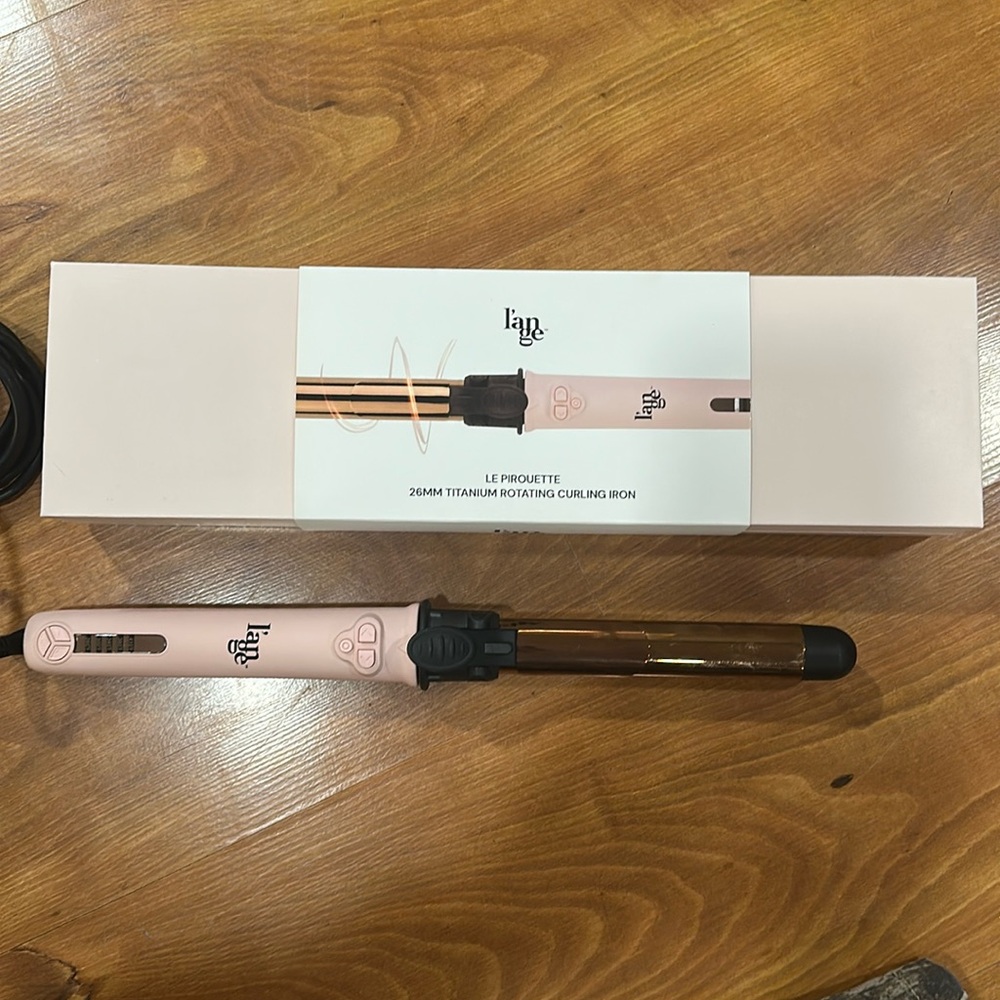 Le Pirouette Titanium Rotating Curling Iron-L’ange